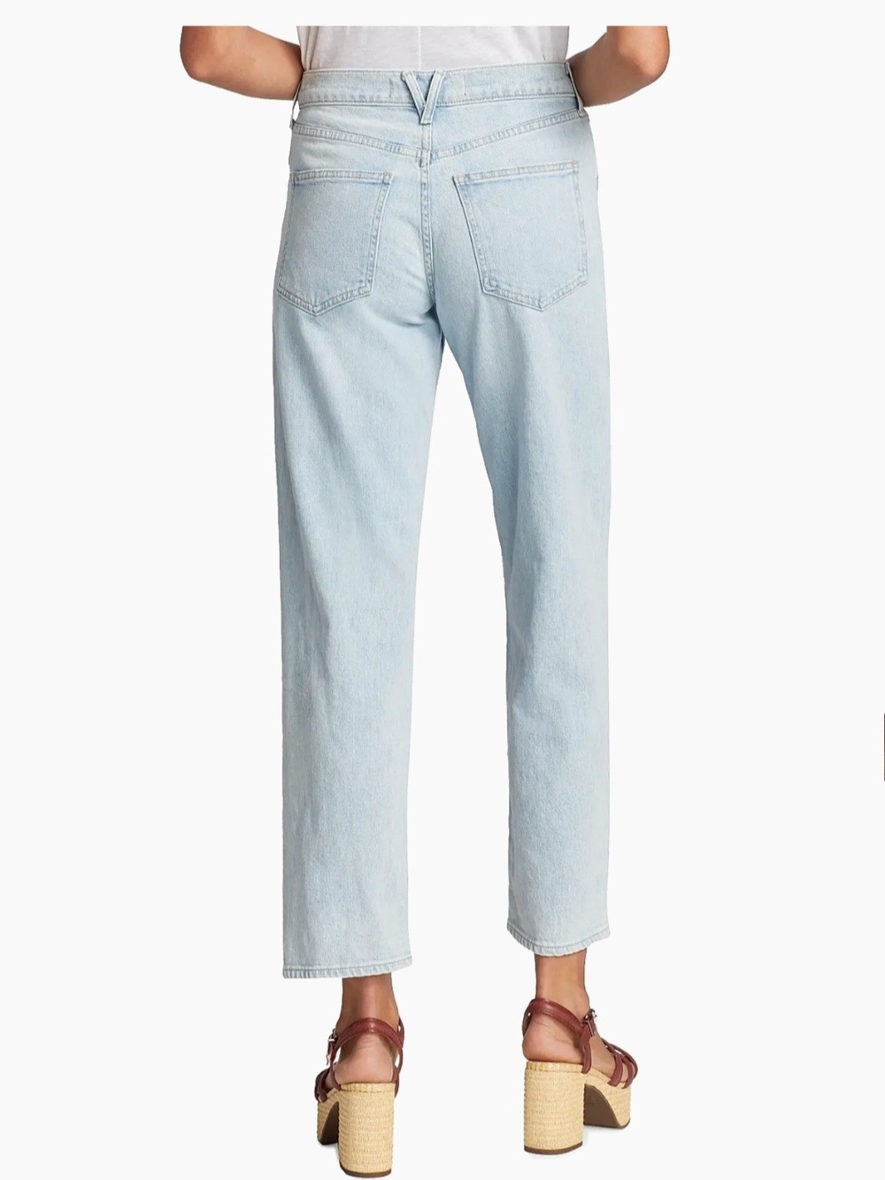 Veronica Beard Blake High-Rise Stretch Straight-Leg Cropped Jeans - Picture 3 of 10